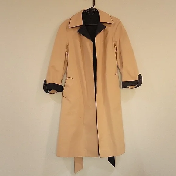 Reversible navy/camel , Structured Trench - Picture 2 of 12